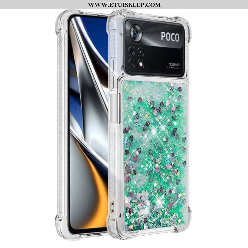 Etui do Poco X4 Pro 5G Pragnienia Cekiny